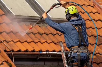 Démoussage et hydrofuge de toiture à Morienne